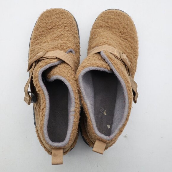 Chaco Ramble Booties Fluff Slippers Men\'s Size 9.5 Trekking Brown Sherpa main image 9